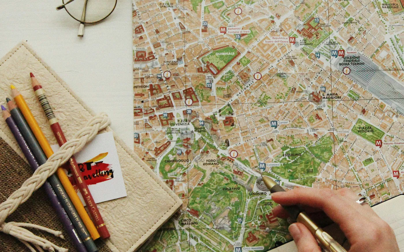 eyeglasses on map by oxana v courtesy of Unsplash.